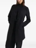 Harris Wharf London buttoned wool coat - Black