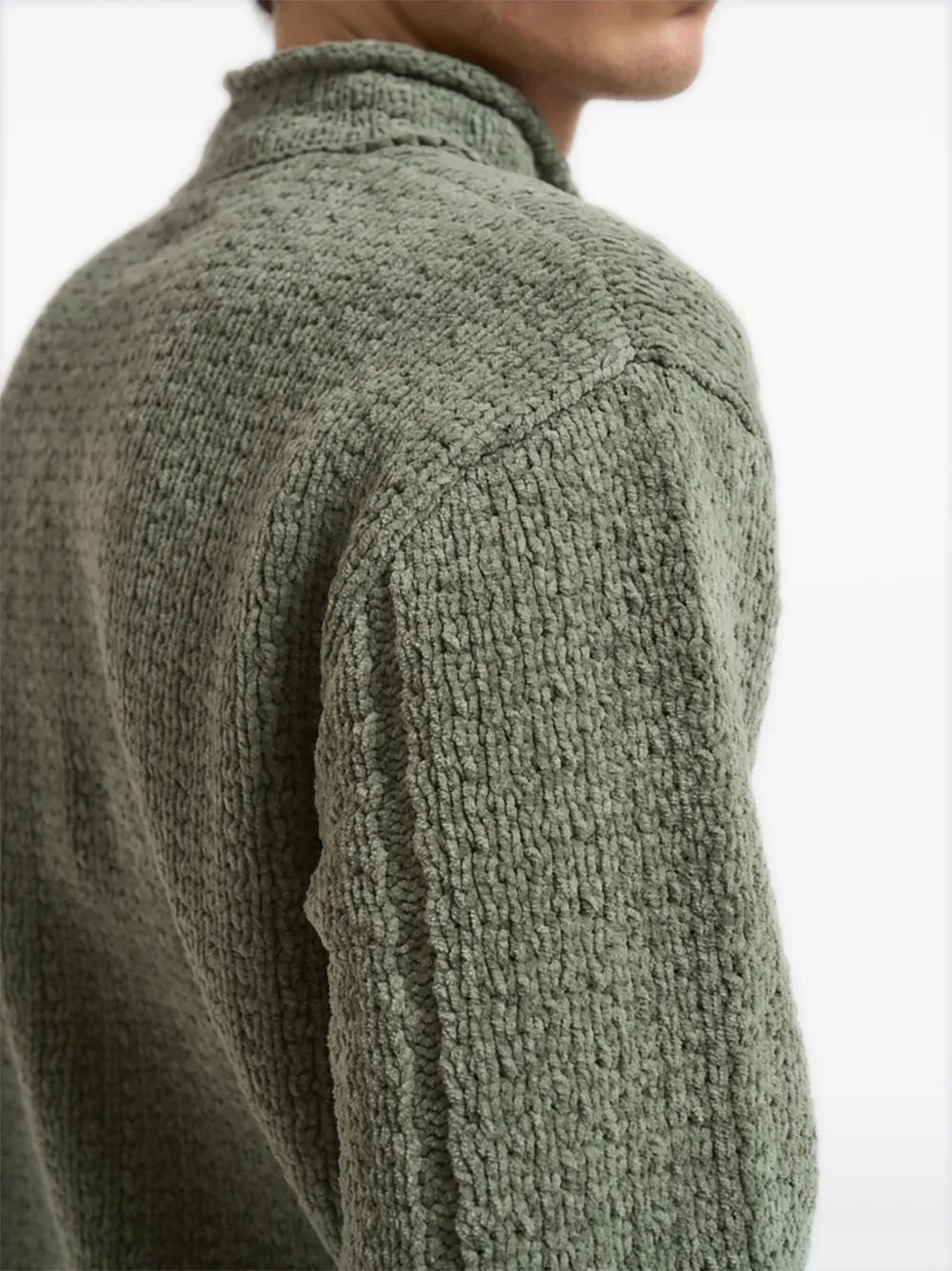 Stone Island 5100019 coltrui met textuur Groen