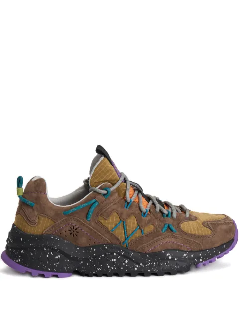 FLOWER MOUNTAIN Lace Up Panelled sneakers Yamabushi