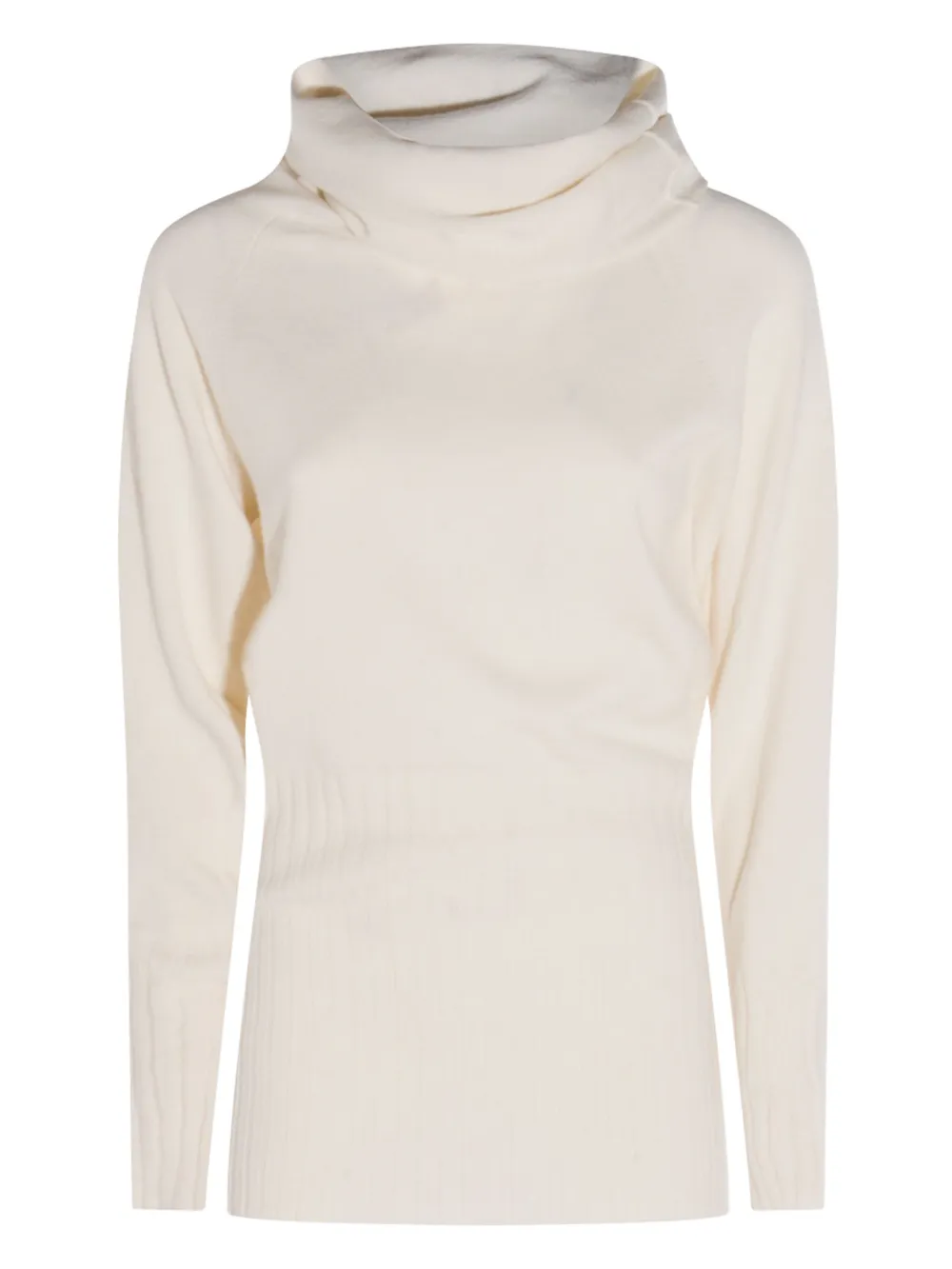 Malo roll-neck ribbed sweater | White | Image 1