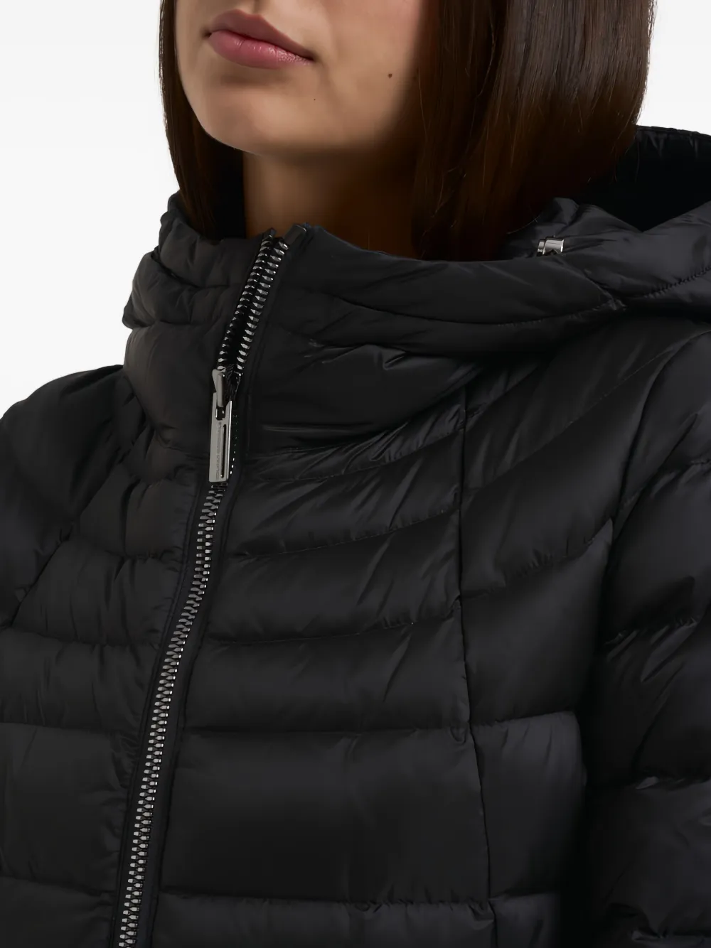 Colmar Gewatteerde jas met capuchon Zwart