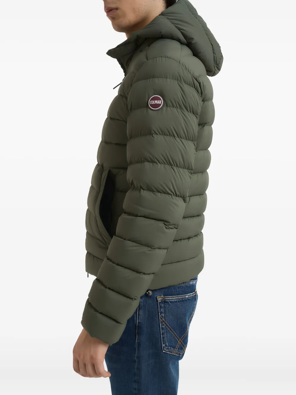Colmar Gewatteerde jas met capuchon Groen