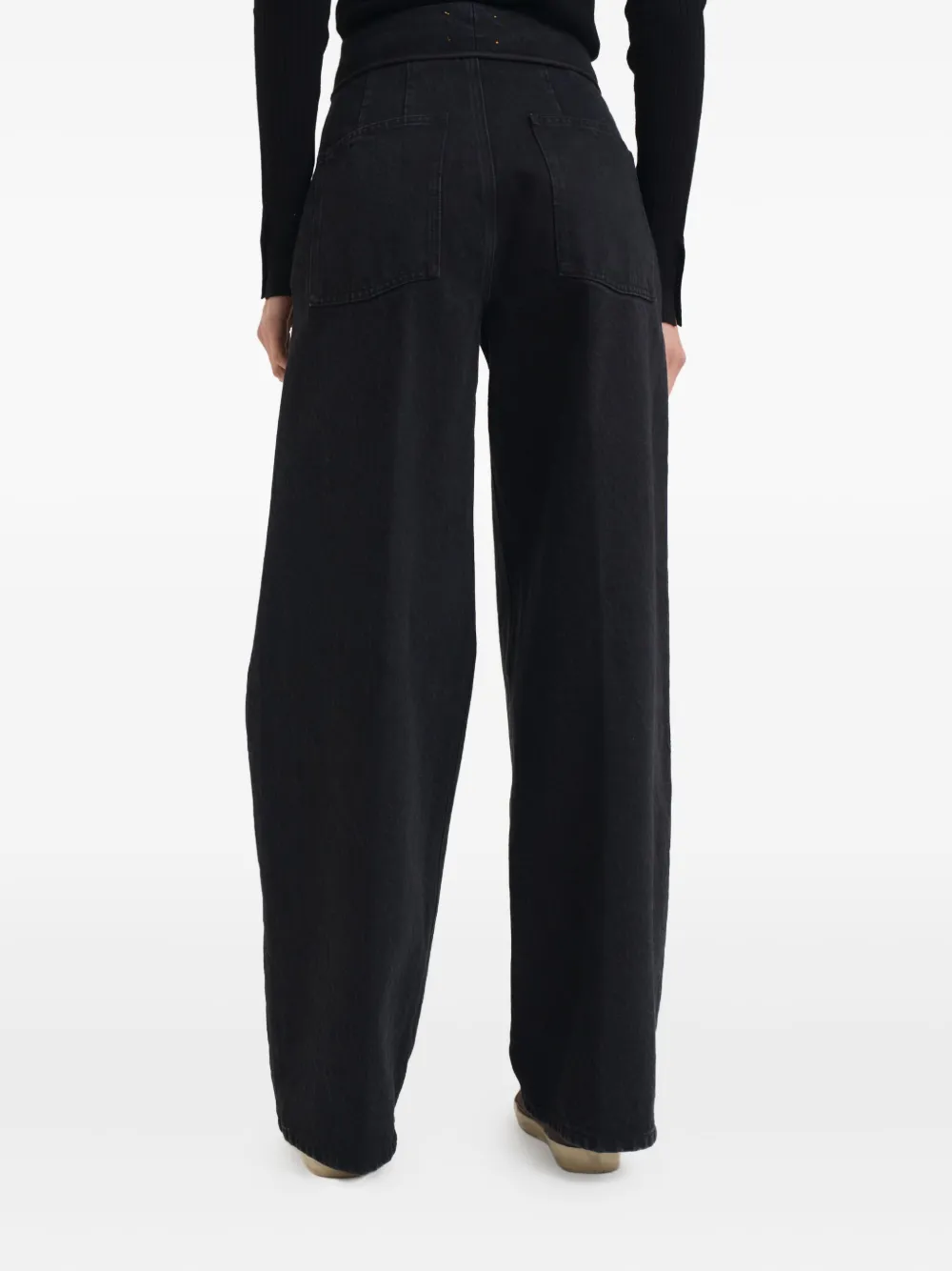 Forte Forte pleated jeans - Zwart