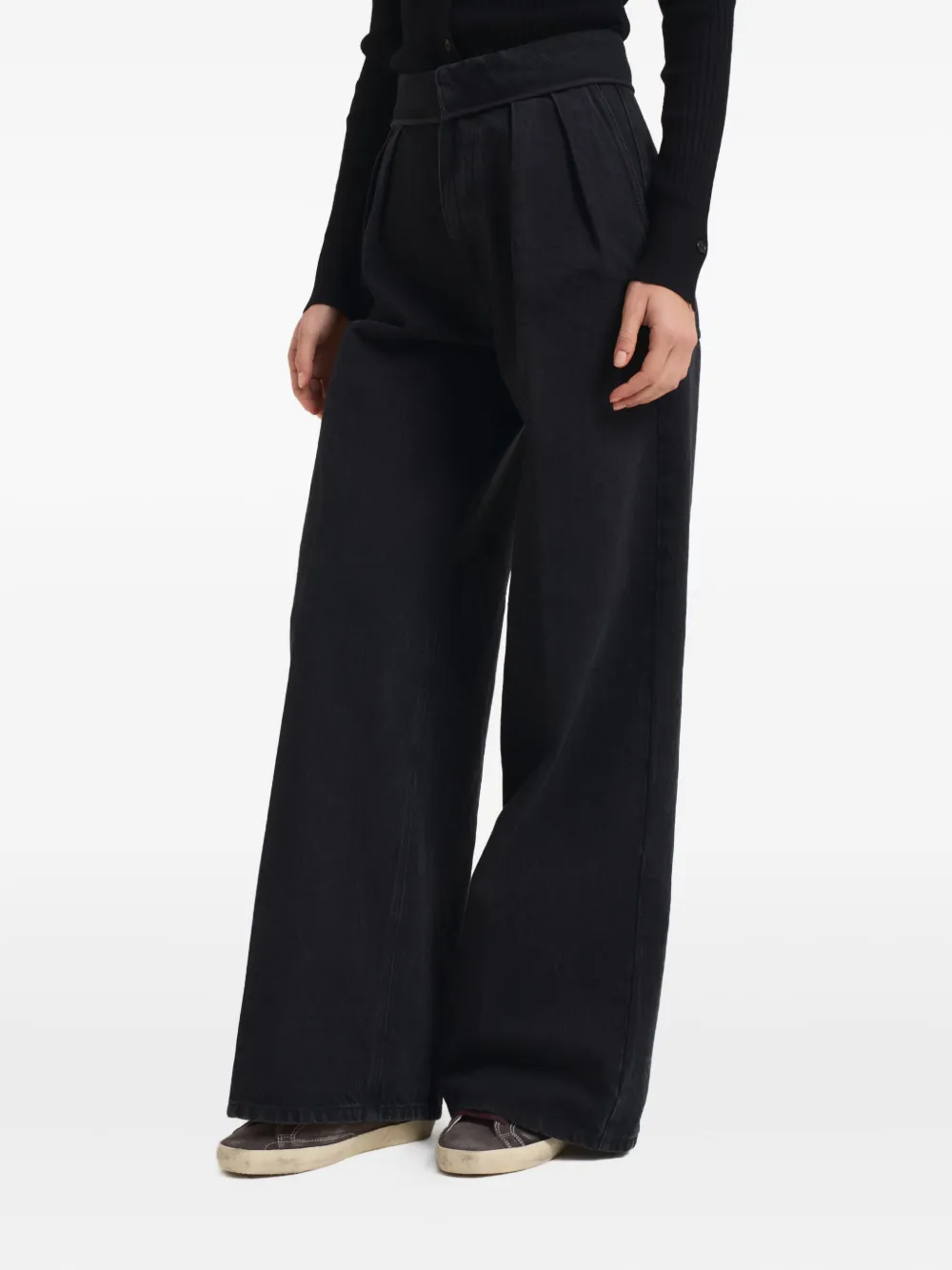 Forte Forte pleated jeans - Nero