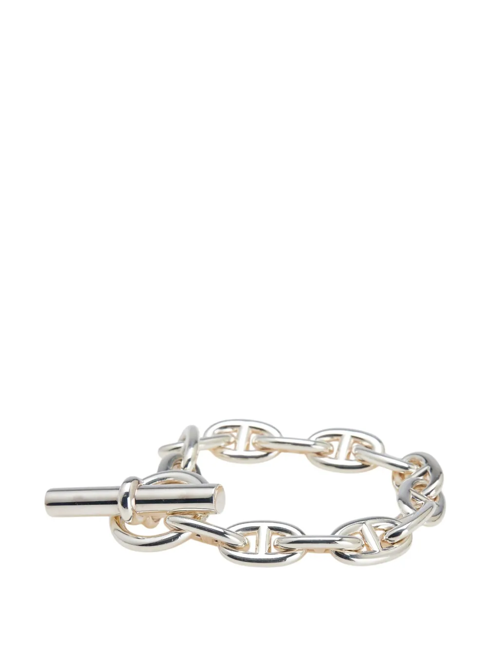 Hermès Pre-Owned 中号纯银 D'Ancre 手链（2010-2025年典藏款） | 男士 | Image 2