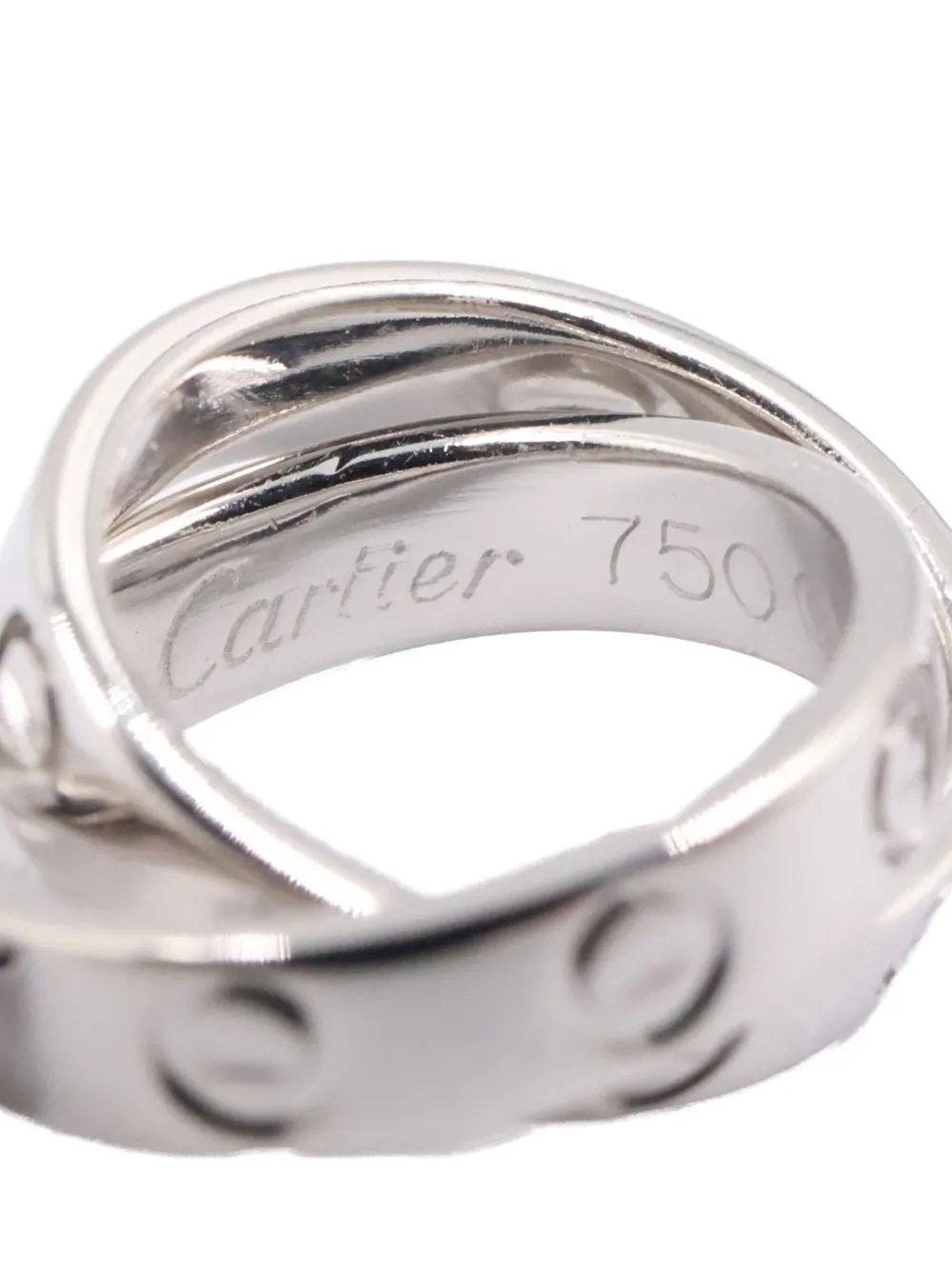 Cartier 2010-2025 18K White Gold Love necklace - シルバートーン Cartier 2010-2025 18K White Gold Love necklace - シルバートーン