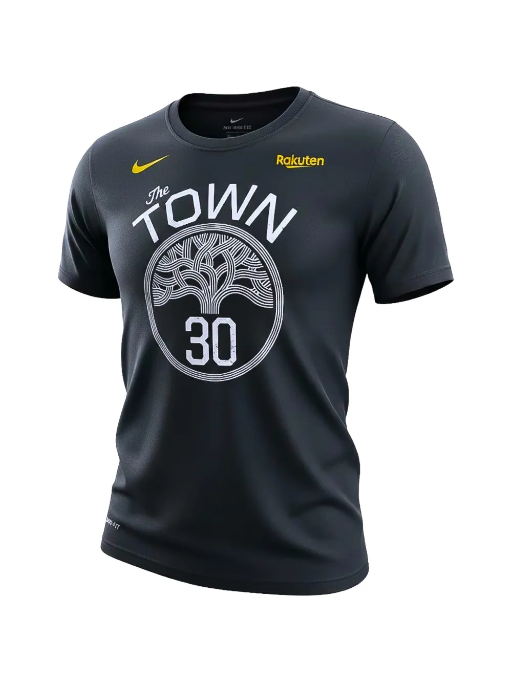 Nike x NBA Golden State Warriors Name & Number Stephen Curry T-Shirt - Schwarz