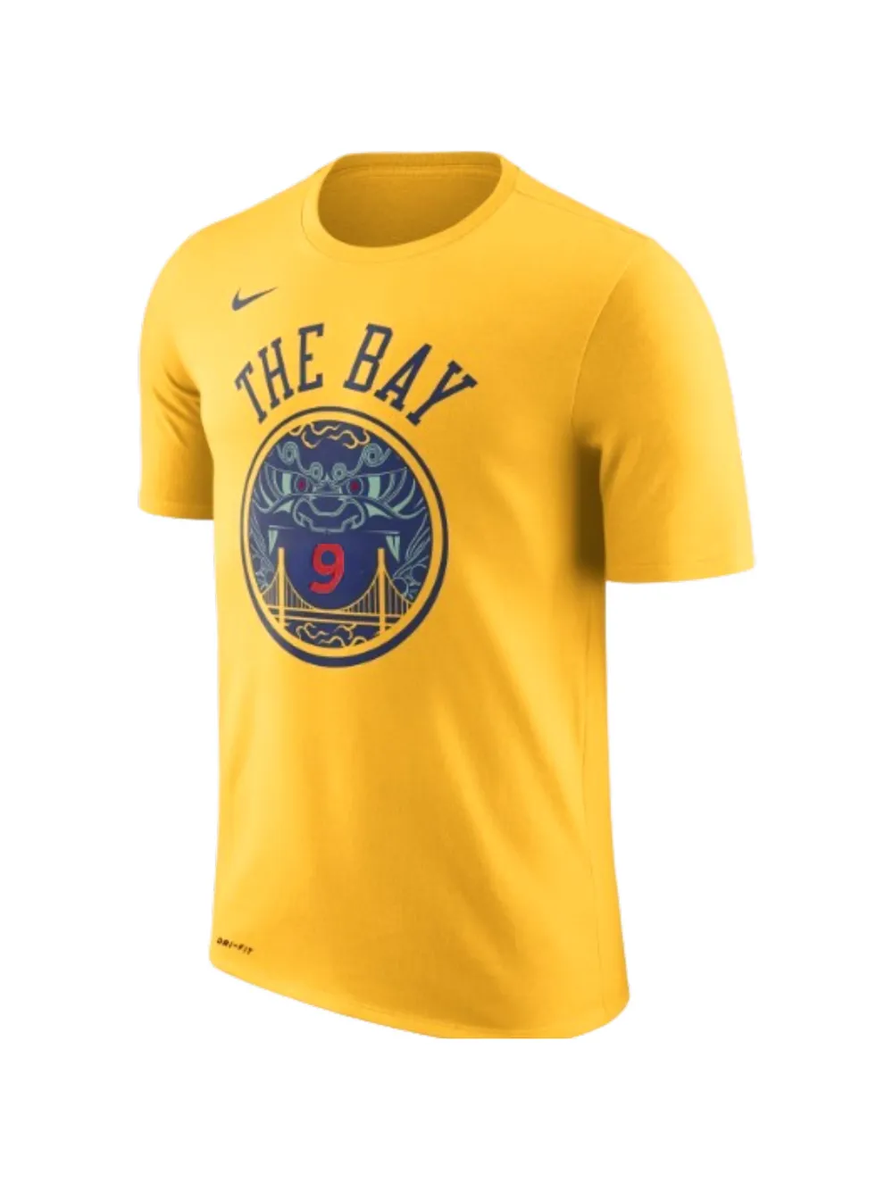 Nike x NBA Golden State Warriors The Bay Iguodala T-shirt Geel