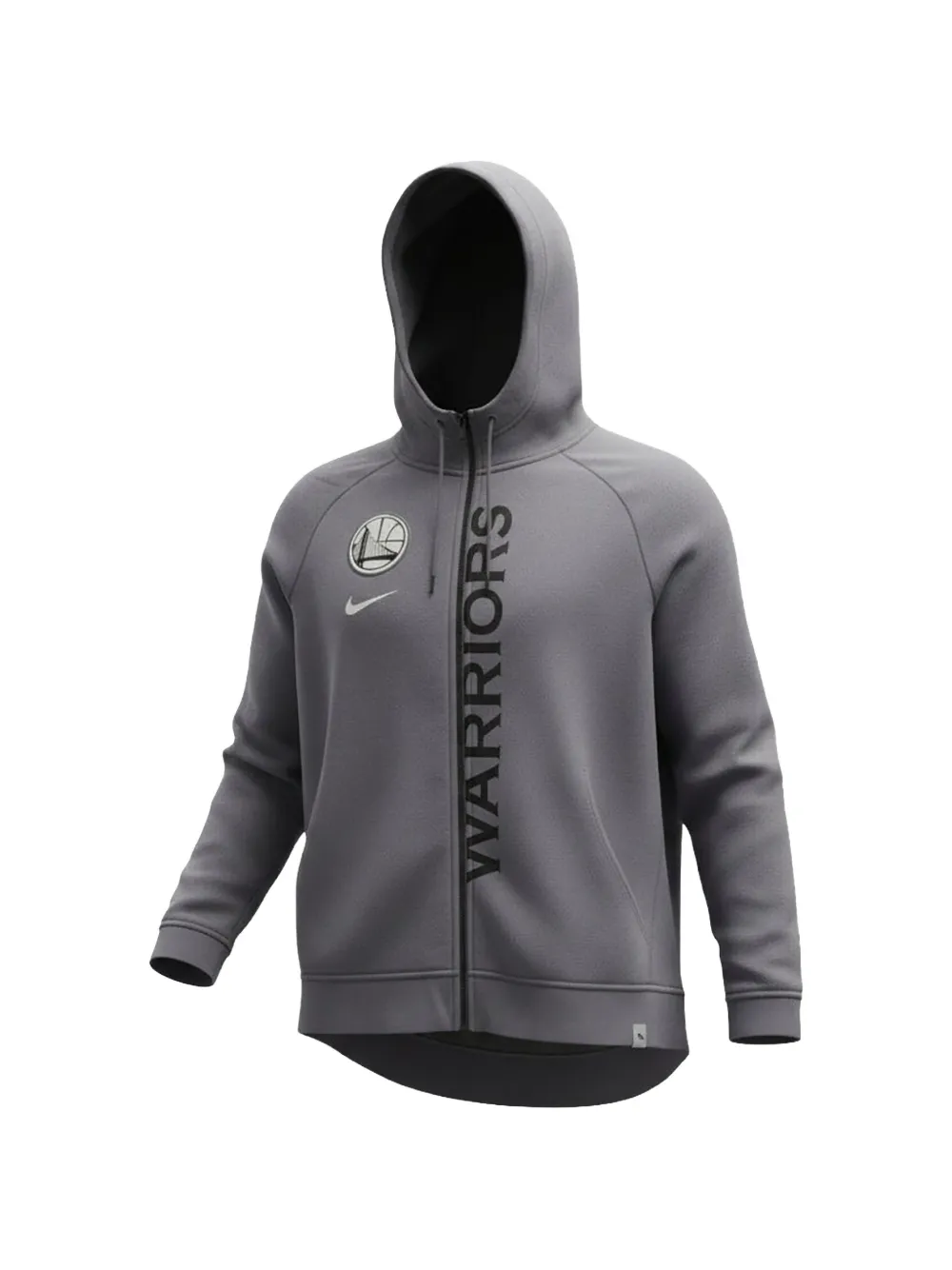 Nike NBA Golden State Warriors full-zip hoodie - Grigio
