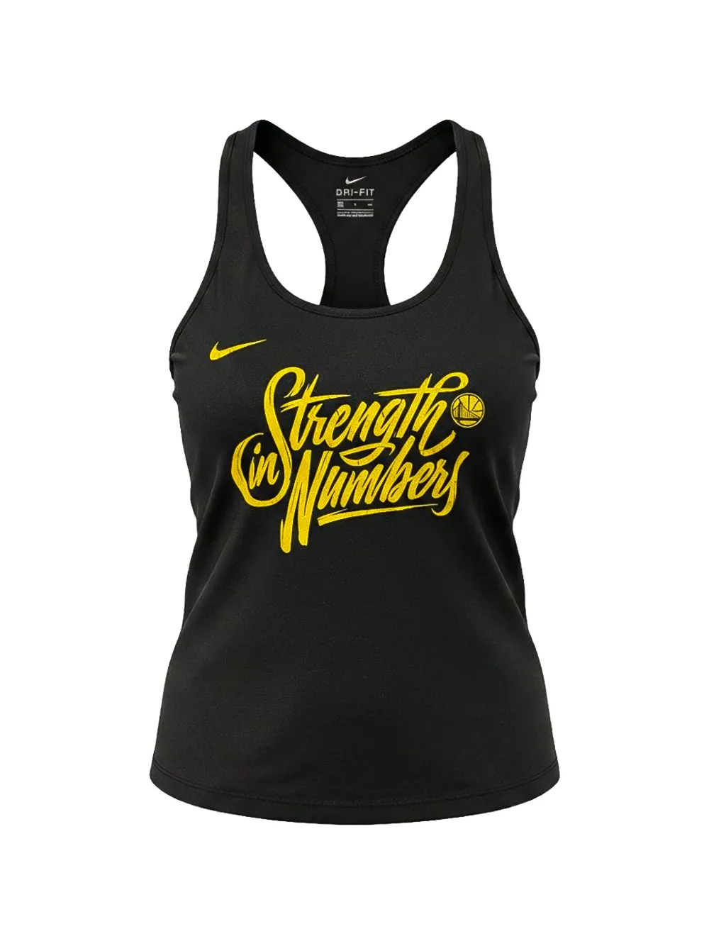 Nike NBA Warriors Playoffs Bound Team Mantra Dri-Fit Tanktop - Schwarz