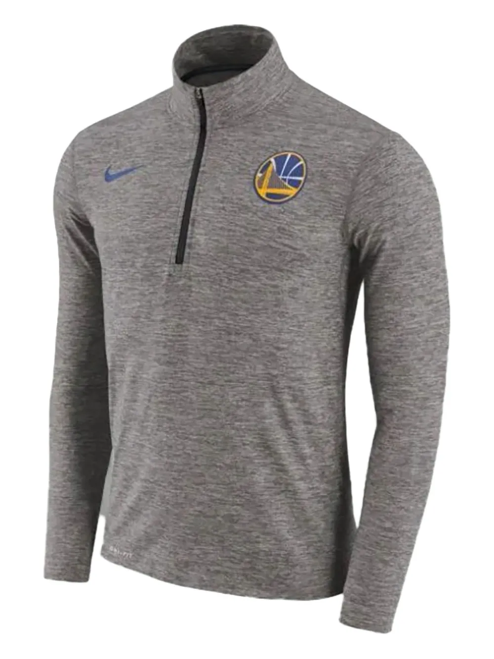 Nike Nba Golden State Warriors Sweatshirt In Gray