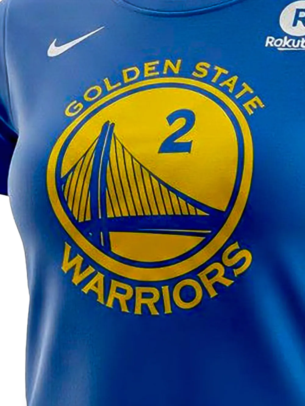 Nike x NBA Golden State Warriors Name & Number Bell T-Shirt Blauw