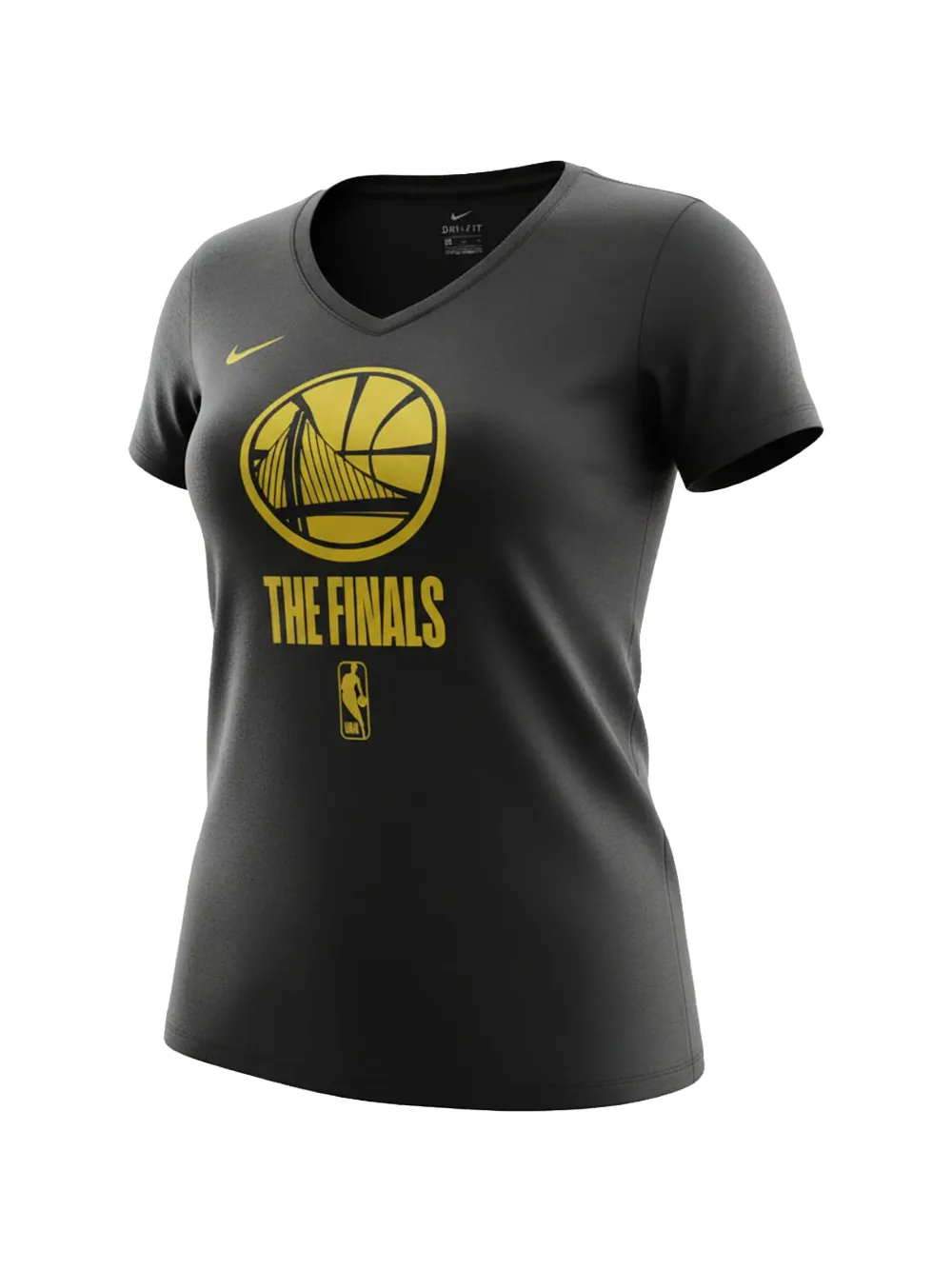 Nike NBA Golden State Warriors printed "Black" T-shirt - Schwarz