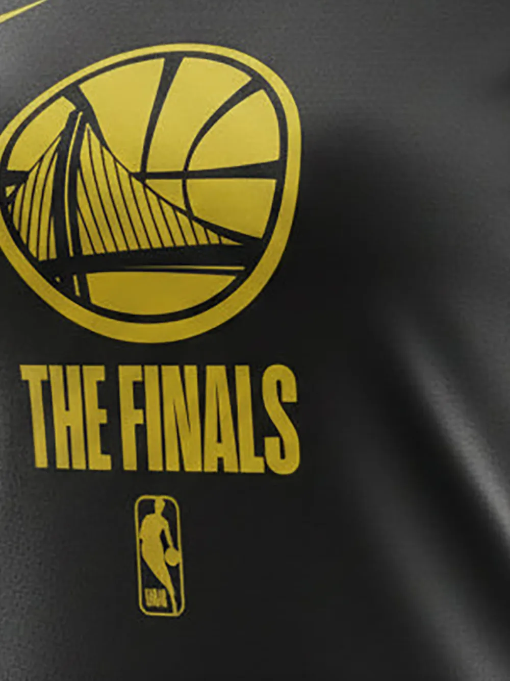 Nike NBA Golden State Warriors T-shirt met print Zwart