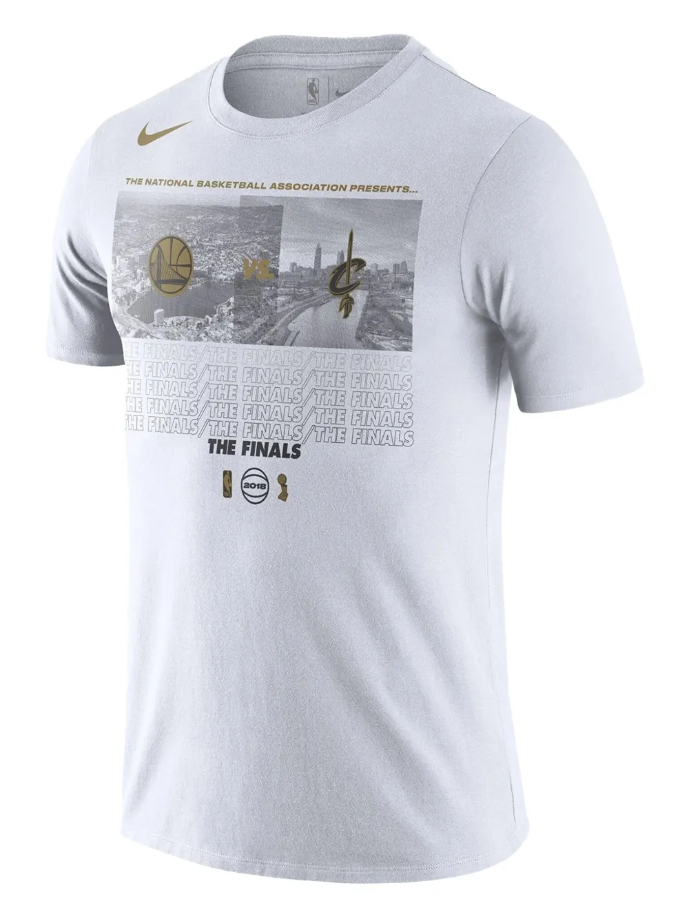 Nike playera NBA Finals Bound Dueling Team Matchup 2018 | blanco | Image 1