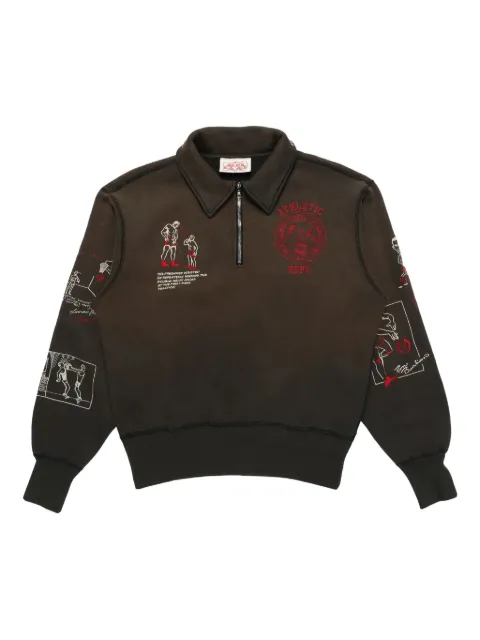 Samuel Zelig Varsity half-zip polo shirt