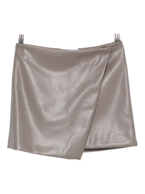 SO ALLURE faux-leather skirt