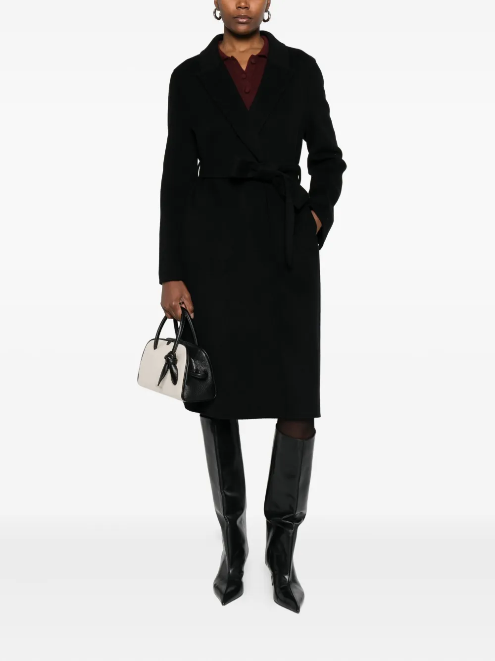 SO ALLURE belted coat | Single Breasted Coats | Image 2