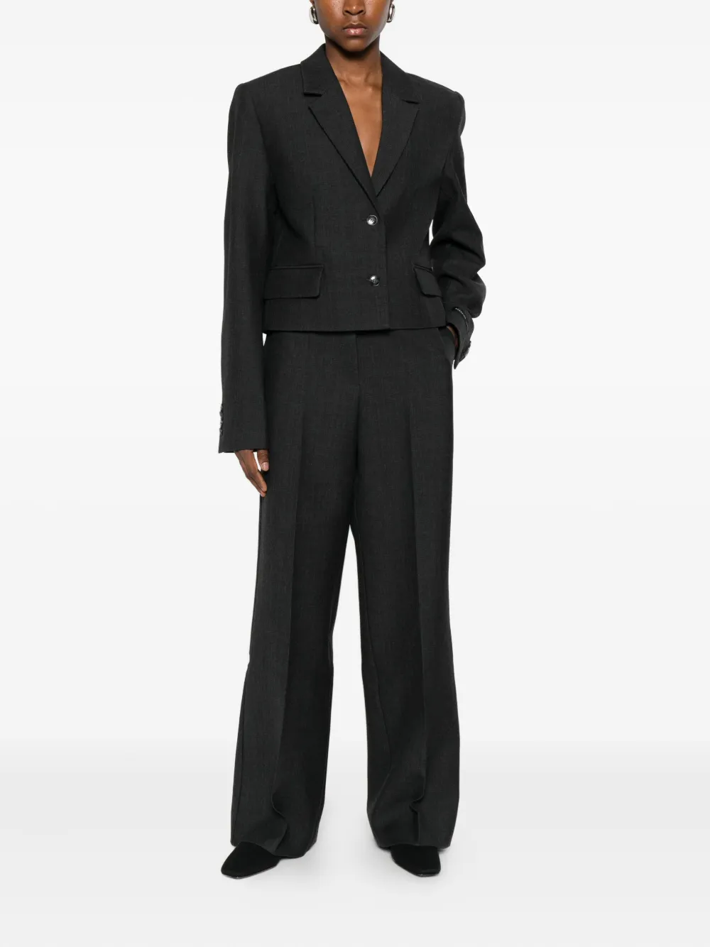 Herskind Pleated Pants In Gray