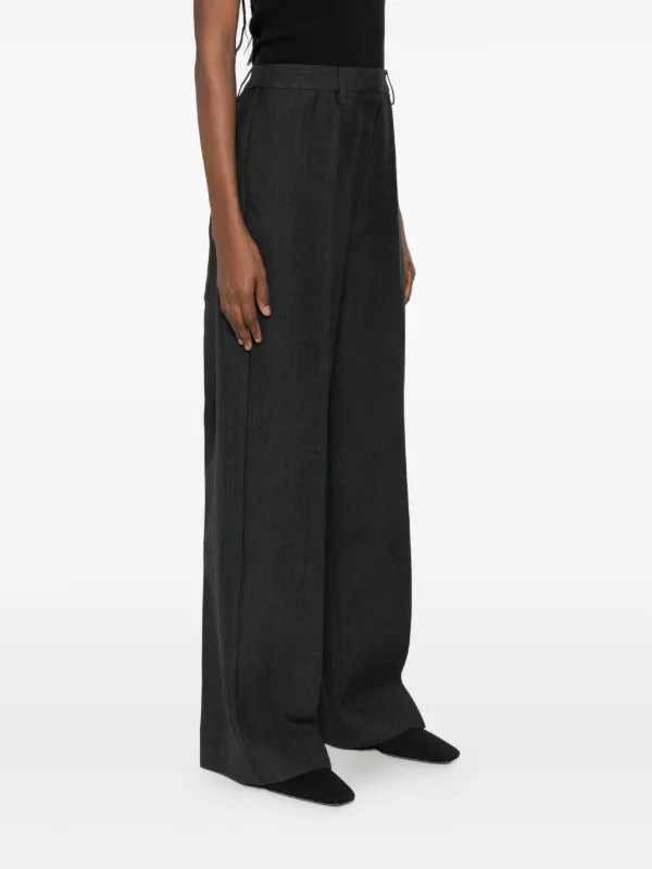 HERSKIND Pleated Pants | Grey | FARFETCH RO