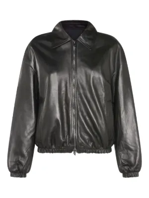 Salvatore Santoro Leather Jacket | Black | FARFETCH JO