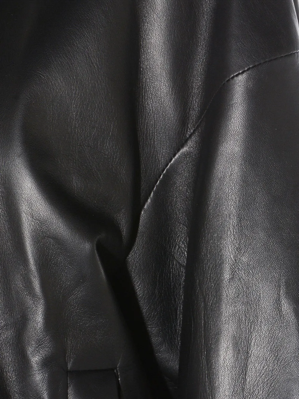 Salvatore Santoro Zip-up Leather Jacket In Black