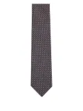 Zegna pointed silk tie - Red