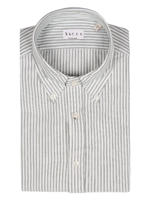 Xacus camisa con motivo de rayas y botones