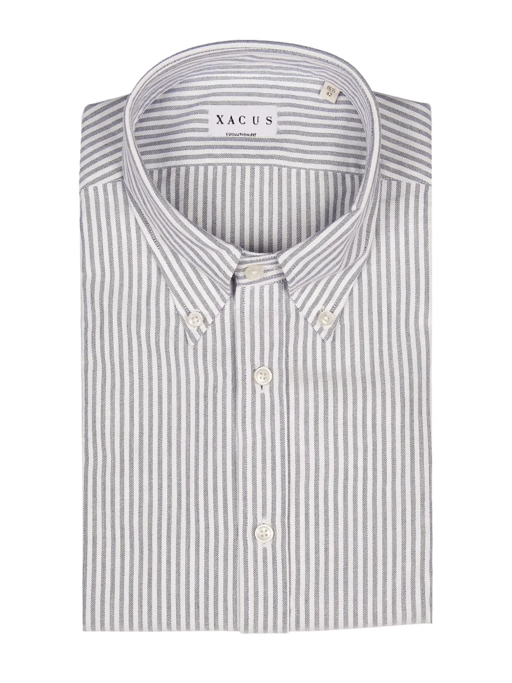 Xacus Striped-pattern Shirt In Multi