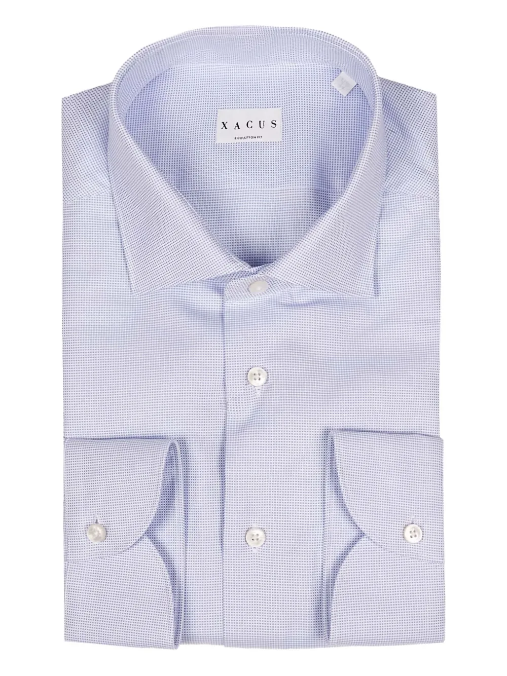 Xacus buttoned patterned shirt | Blue | Image 1