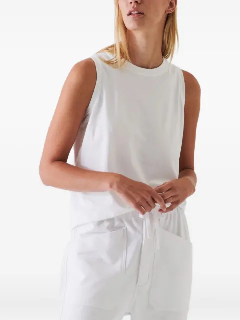 PATRICK ASSARAF Boyfriend crew-neck sleeveless top