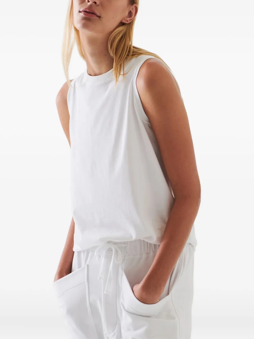 PATRICK ASSARAF Boyfriend crew-neck sleeveless top | Vests & Tank Tops | Image 2