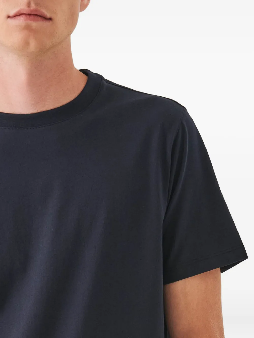 Patrick Assaraf Crew-neck T-shirt In Blue