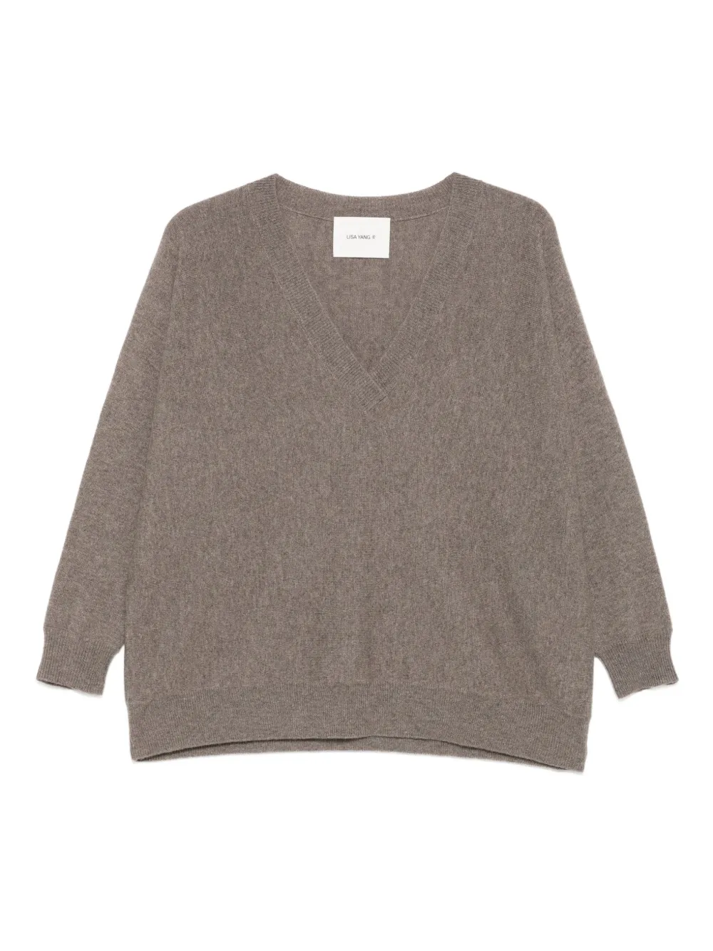 Lisa Yang Maglione Kenny con scollo a V - Marrone