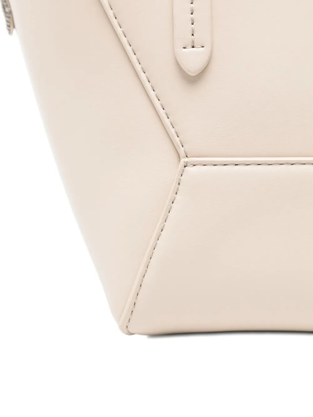 Brunello Cucinelli Leather Shoulder Bag In White