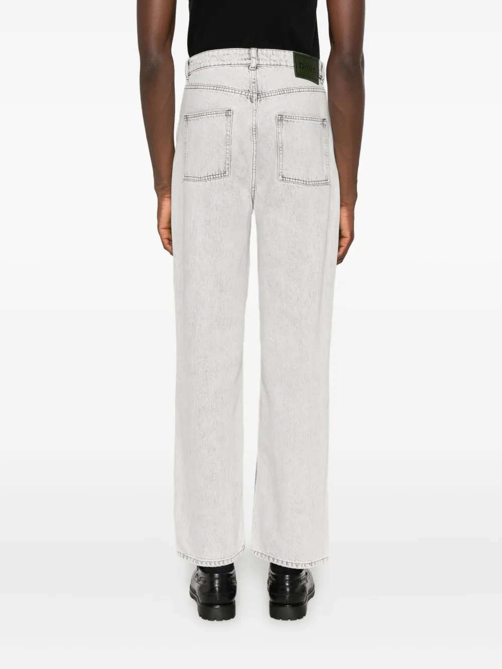Drôle De Monsieur Five-pocket Jeans In Gray