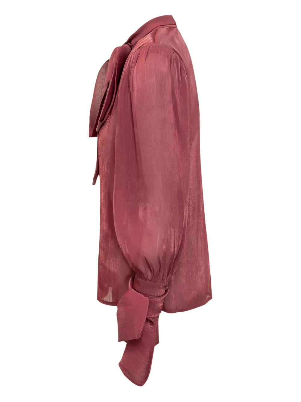 ACTUALEE Blouse met gestrikte manchetten Rood