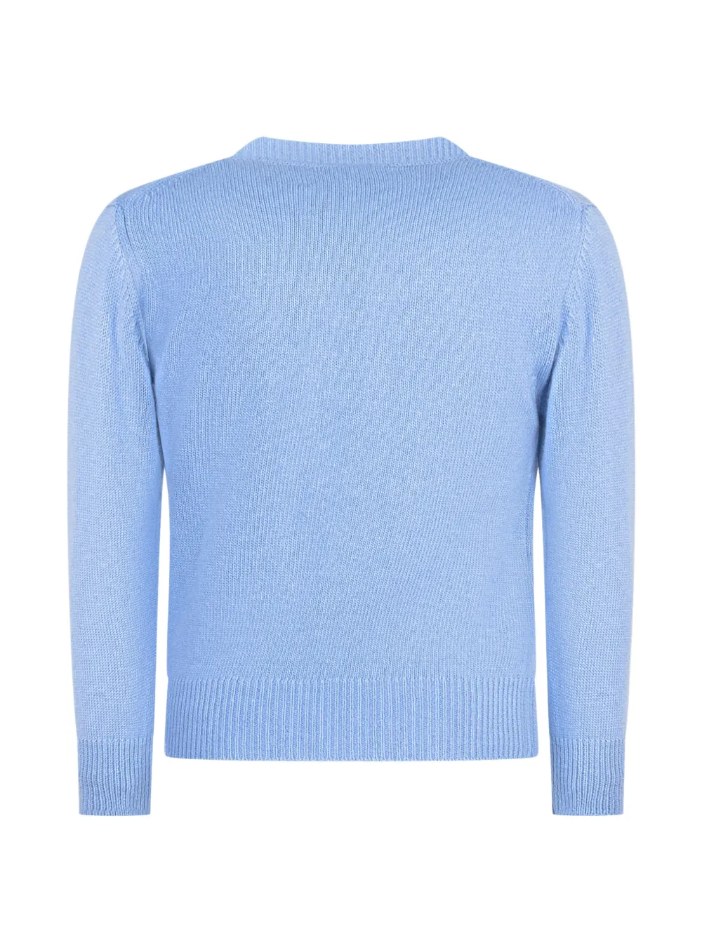MC2 Saint Barth Kids Douglas jacquard-knit sweater Blauw