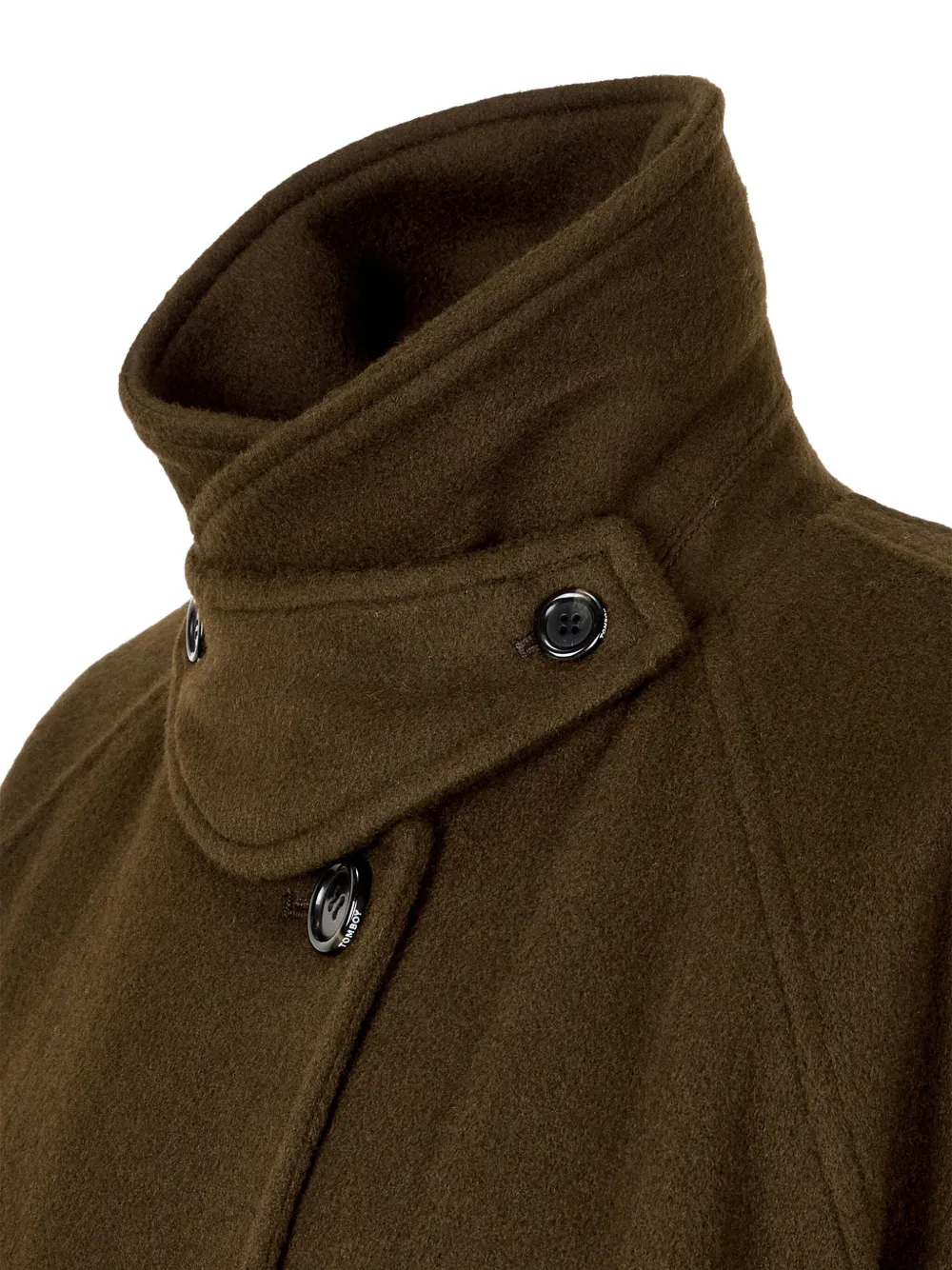 Studio Tomboy Single-breasted Coat In Brown