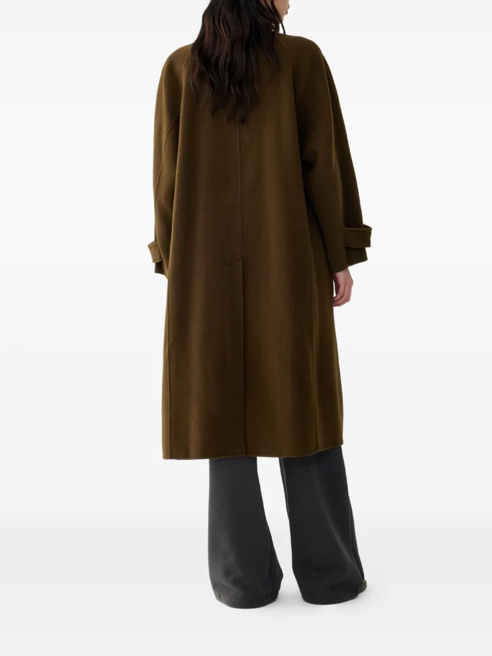 Studio Tomboy Single-breasted Coat In Brown