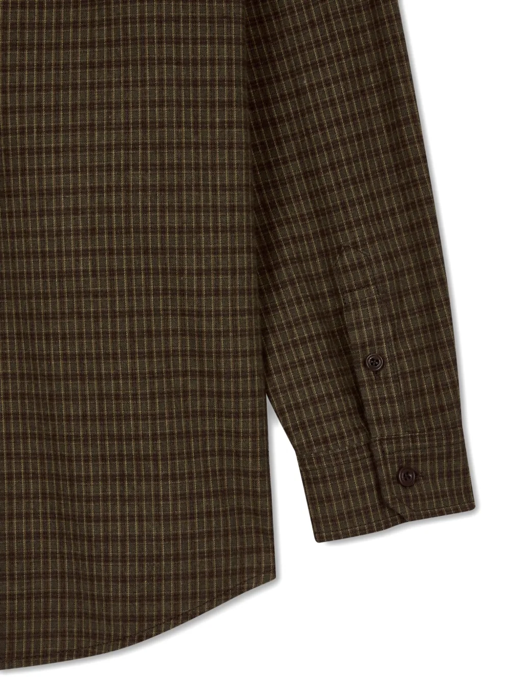 Studio Tomboy Checked Shirt In Brown