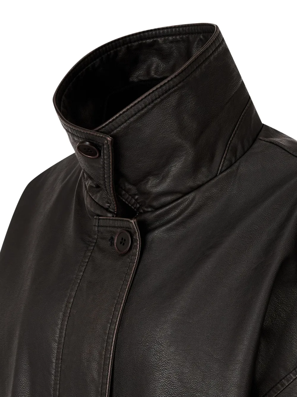 STUDIO TOMBOY Jack van imitatieleer Zwart