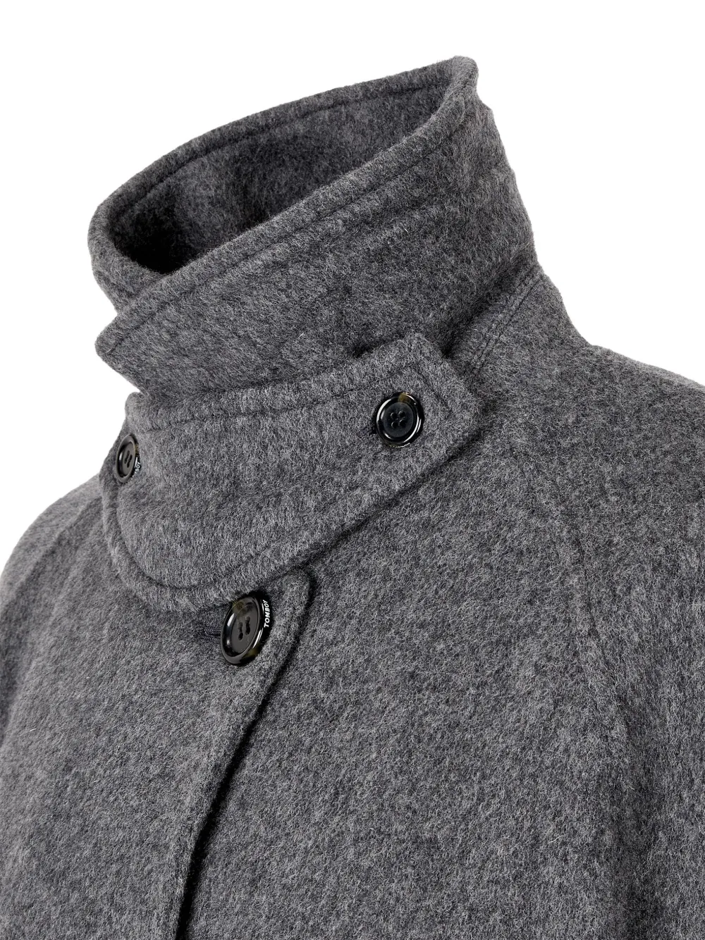 Studio Tomboy Single-breasted Coat In Gray