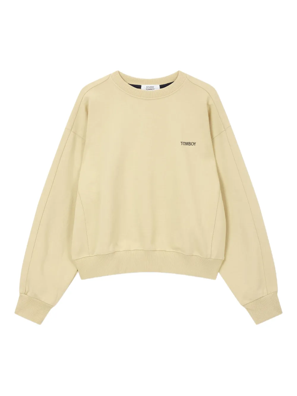 Studio Tomboy Logo-embroidered Sweatshirt In Neutral