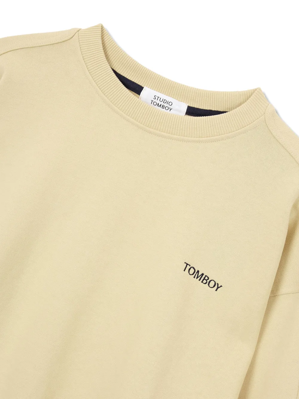 Studio Tomboy Logo-embroidered Sweatshirt In Neutral