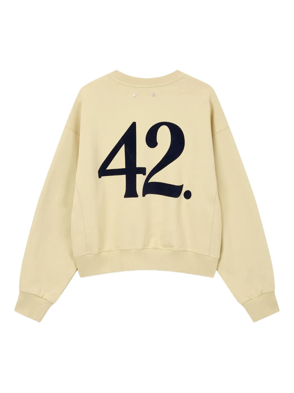 Studio Tomboy Logo-embroidered Sweatshirt In Neutral