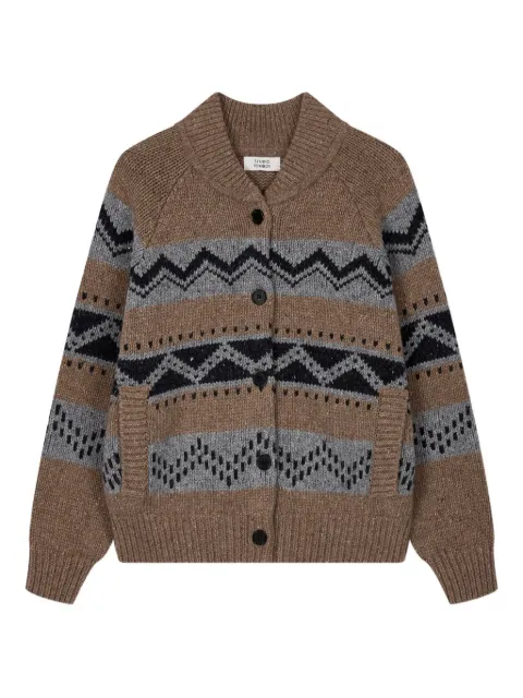 STUDIO TOMBOY fair isle cardigan