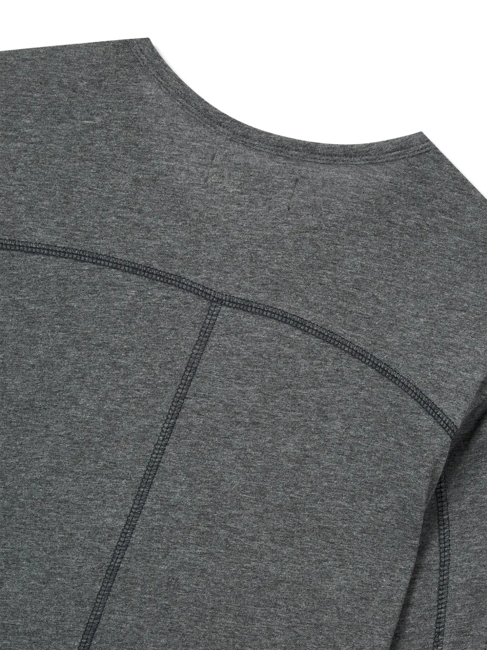 Studio Tomboy Stitch-detail Long-sleeve T-shirt In Gray
