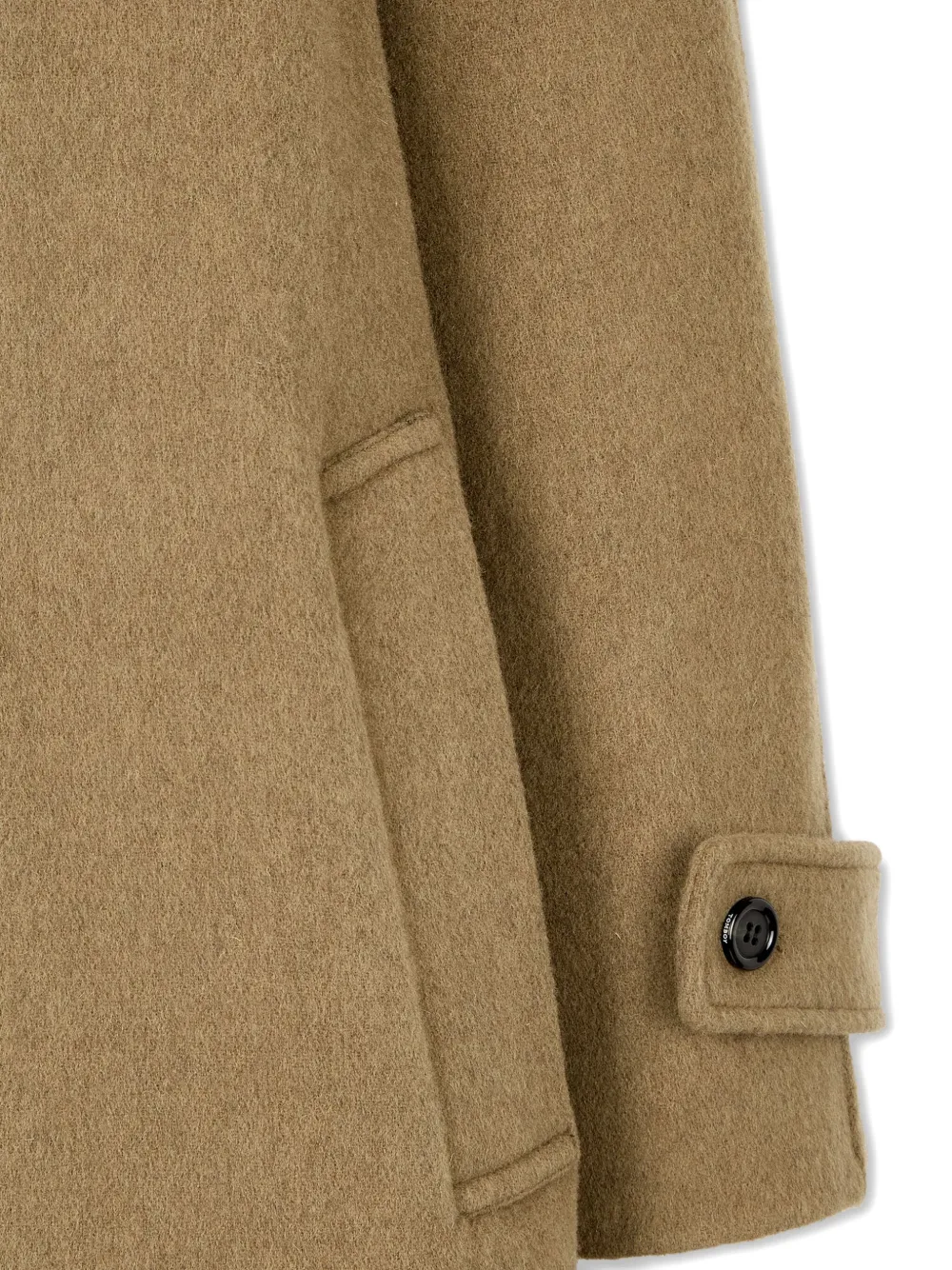 Studio Tomboy Single-breasted Coat In Neutral