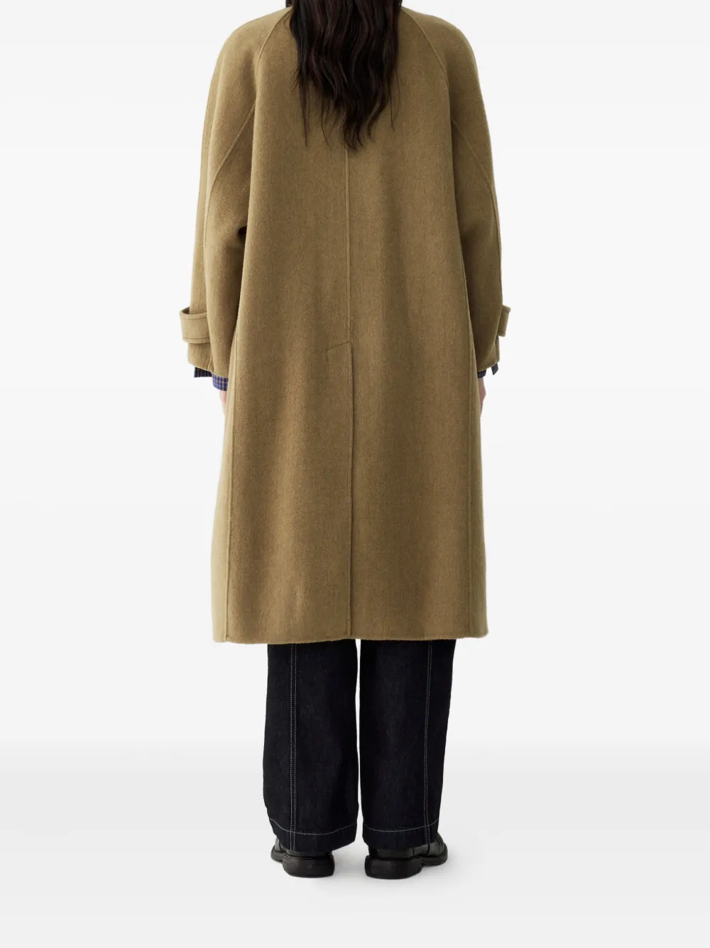 Studio Tomboy Single-breasted Coat In Neutral